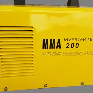 ИНВЕРТОРЕН ЕЛЕКТРОЖЕН ММА-200 YELLOW С ДИСПЛЕЙ 